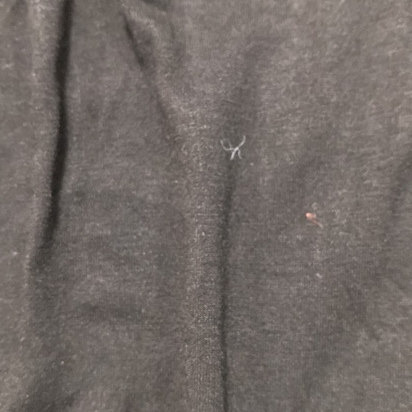 Black Sleeveless White Floral Detail Tank Top XXS - Picture 5 of 7